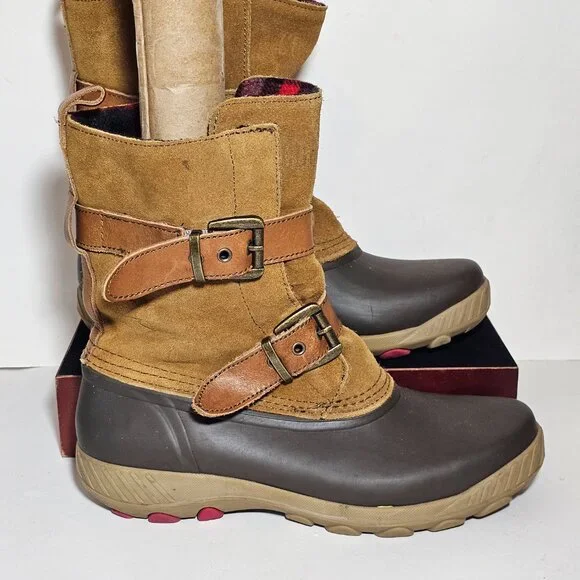 Cougar Shoes Cougar Womens Maple Creek Brown Redblack Plaid